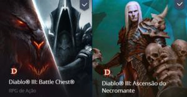 Diablo 3 Battle chest + necro + Deluxe edition - R$73
