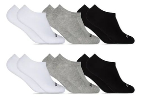 Kit 6 Meias Invisíveis Confortáveis Day by Day