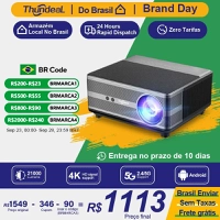 [Envio Brasil] Projetor TD98W WiFi Full HD 1080p com Android, Auto Foco e Espelhamento de Tela, 21000 Lumens