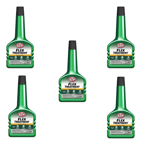 Kit 5x Aditivo Limpa Bico Injetor STP 200ml - Álcool ou Gasolina