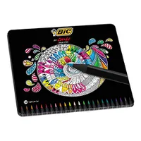 Lápis de Cor 24 Cores Lata, Conté BIC | R$27