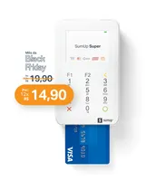 SumUp Super - Máquina de cartões com chip gratuito e WiFi - R$178