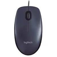 Mouse com fio USB Logitech M90 com Design Ambidestro e Facilidade Plug and Play
