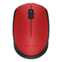 Mouse Sem Fio Logitech M170 Vermelho