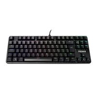 Teclado Mecânico Pichau V80 RGB Switch Vermelho