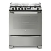 Fogão 5 Bocas Electrolux com Porta Full Glass Espelhada e Timer (76SAS) - R$1519