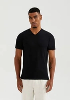 Camiseta Básica Masculina Slim Gola V Hering 