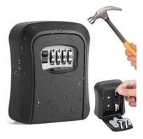 Caixa de Chave com Senha para Parede Alumínio