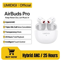 [Moedas  R$ 3/ APP]  Fone de Ouvido UMIDIGI-AirBuds Pro
