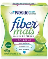 Regulador Intestinal, Fiber mais, Limão com Colágeno, 60g(min.2)