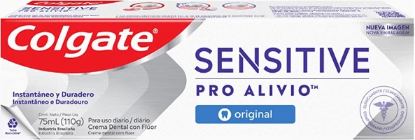 (REC) Creme Dental Colgate Sensitive Pro-Alívio Real White, Original ou Repara Esmalte - 110g