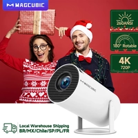 [Envio BR] Projetor Magcubic HY300 Pro 4K 720P Wifi 6 Android 11 260ANSI BT5.0