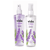 Kit Body Splash Vida e Relax com Lavanda 120ml – Aroma Suave e Refrescante