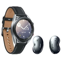 Smartwatch Samsung Galaxy Watch3 Prata 41mm LTE + Fone de Ouvido Bluetooth Samsung Galaxy Buds Live – Preto | R$ 2327