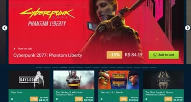 The witcher 3 Edição completa 25,00 / Days Gone 49,99 / Elder scrolls V: Skyrim anniversary Edition 59,09.