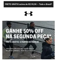 Ganhe 50% OFF na segunda peça em toda seção de outlet!