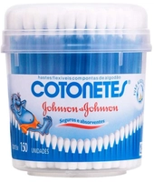 [Prime][recorrência] Hastes Flexíveis, Cotonetes, Pote de 150 unidades | R$4,62