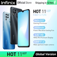 Smartphone Infinix Hot 11 4gb/128gb Helio G37 Gaming Processor 6.6 ips