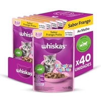 Ração Úmida Frango Gatos Filhotes 85g c/40