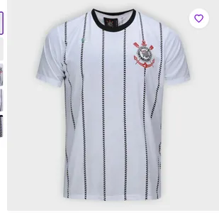 Camiseta Corinthians Do Povo Masculinina Branco