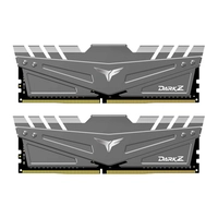 MEMORIA TEAM GROUP T-FORCE DARK Z 16GB (2X8) DDR4 2666MHZ CINZA, TDZGD416G2666HC15BDC01