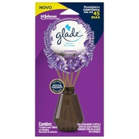 (REC)Glade Aromatizador de Ambiente, Difusor Aroma Lavanda, 100ml e 6 Varetas