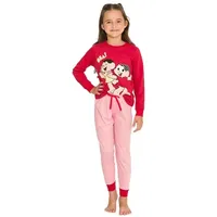 [VIP] Pijama Infantil Feminino Manga Longa Turma da Mônica 774 Evanilda – Vermelho/Rosa