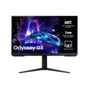 Monitor Gamer Samsung Odyssey G3, 27, 180Hz, 1ms,Ajuste de Altura,Freesync,DP,HDMI,FHD, preto