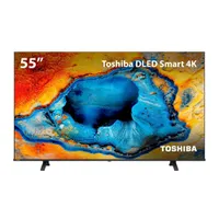 Smart TV 55" DLED 4K Toshiba VIDAA Wi-Fi HDMI USB