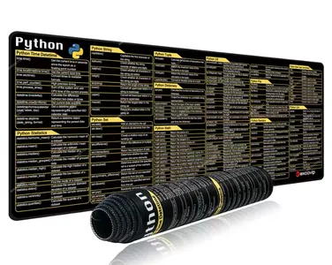 [Taxas Inclusas/R$14,9 Moedas App] Mouse Pad Python (import comandos) 80x30cm