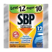 [APP] Inseticida Elétrico Pastilha 12h Refil Regular Leve 12 Pague 10 - Sbp