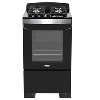 Fogão Dako Diplomata 4 Bocas Preto - Bivolt