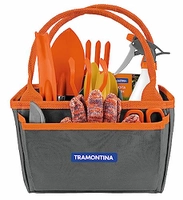 Kit Para Jardinagem com Bolsa De Lona Tramontina, Peças