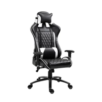 Cadeira Gamer Duty Preta e Branca - Mobly | R$885