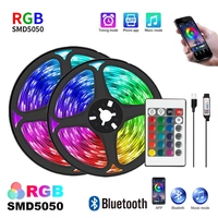 LED Strip Lights com o Modo Remoto, RGB APP Controle, Bluetooth