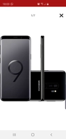 (AME R$1.700) Galaxy S9+ Dual Chip Android 8.0 Tela 6.2" Octa-Core 2.8GHz 128GB 4G Câmera 12MP Dual Cam - Preto