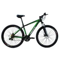 Bicicleta Aro 29er Freio A Disco 24 Marchas Shimano Preto Verde - Venzo Falcon | R$1.439