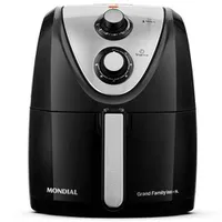 Fritadeira Sem Óleo Mondial AFN-50 Grand Family Inox 5L - Preta R$466