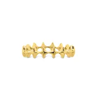 Anel Life Estrela Com Banho Ouro Amarelo | R$ 85