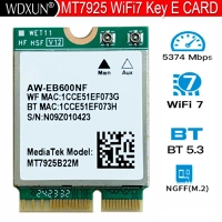 [MOEDAS+APP-IMPOSTO INCLUSO] Placa WiFi 7 Mediatek MT7925 M.2 BT5.3 Tri Band Key E - Para AMD