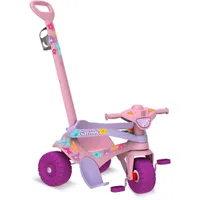 Triciclo Motoka Passeio e Pedal Gatinha, Bandeirante, Rosa | R$150