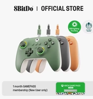 [R$167,02 Moedas/APP] Controle 8BitDo Ultimate C para Xbox, Windows 10/11, Iluminação RGB e joysticks, Hall effect