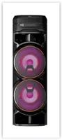 Torre de Som LG XBOOM RNC9 com Bluetooth, Karaokê, Entradas de Microfone, Guitarra e Alto-falantes Duplos