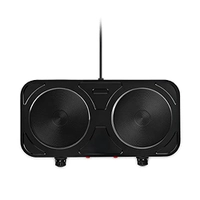 Fogão Elétrico Portátil Cooktop 2 Bocas Elgin - 110V