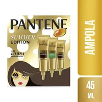 [Clube Da Lu] Kit Bomba de Reparação Summer Edition com 3 Ampolas de 15mL - Pantene | R$8