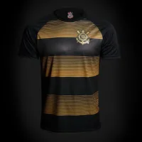 Camisa Corinthians Silverstone Edição Limitada Masculina - Preto+Dourado | R$50