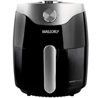 Fritadeira Elétrica Sem Óleo Air Fryer Mallory Smart Fryer 3L - Preta/Prata