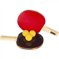 Kit Tênis de Mesa Ping Pong Liveup com 2 Raquetes e 3 Bolinhas | R$17
