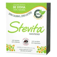 Adoçante em Pó Stevita Sweetener Eritriol c/ 50 Envelopes de 0,8g Cada