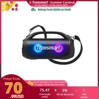 [BR] Caixa de som Bluetooth Tronsmart Bang SE RGB 40W TWS Com bluetooth 5.3, até 24h de reprodução